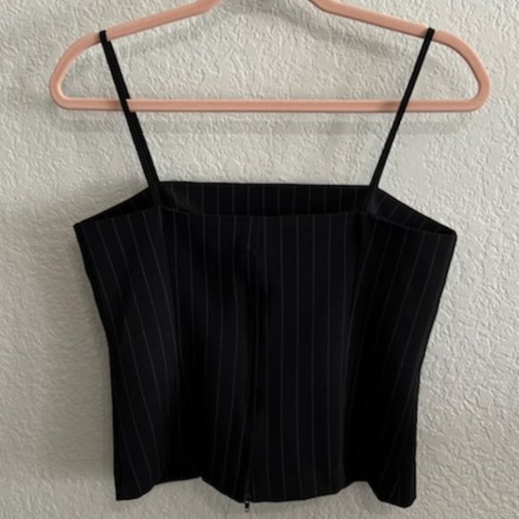 Custom Pinstripe Cropped Tank - Picture 3 of 3